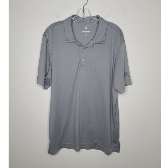adidas Other - Adidas Golf grey short sleeve polo shirt - large